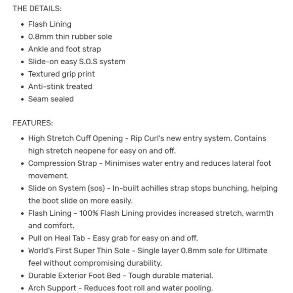 Flashbomb 5MM Hidden Split Toe Booties Wetsuit Surf Boots - Picture 2 of 2